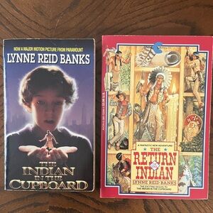Vintage kids books | The Indian in the Cupboard and The Return of the Indian